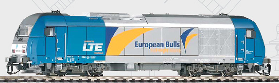 Diesel locomotive Herkules class 2016 903-3 &quot;LTE European Bulls&quot;<br /><a href='images/pictures/Piko TT/47582.jpg' target='_blank'>Full size image</a>